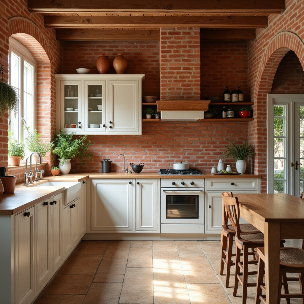Brick Wall Kitchen Ideas 26