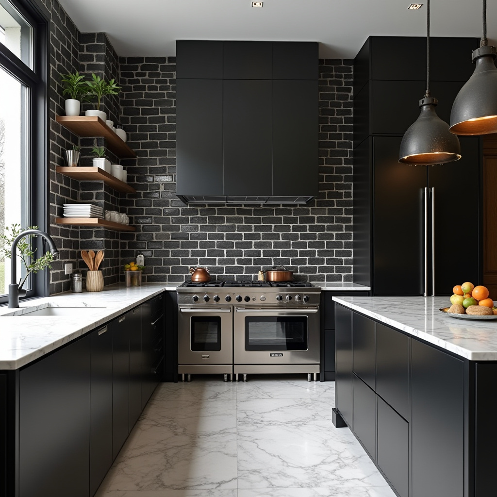 Brick Wall Kitchen Ideas 27