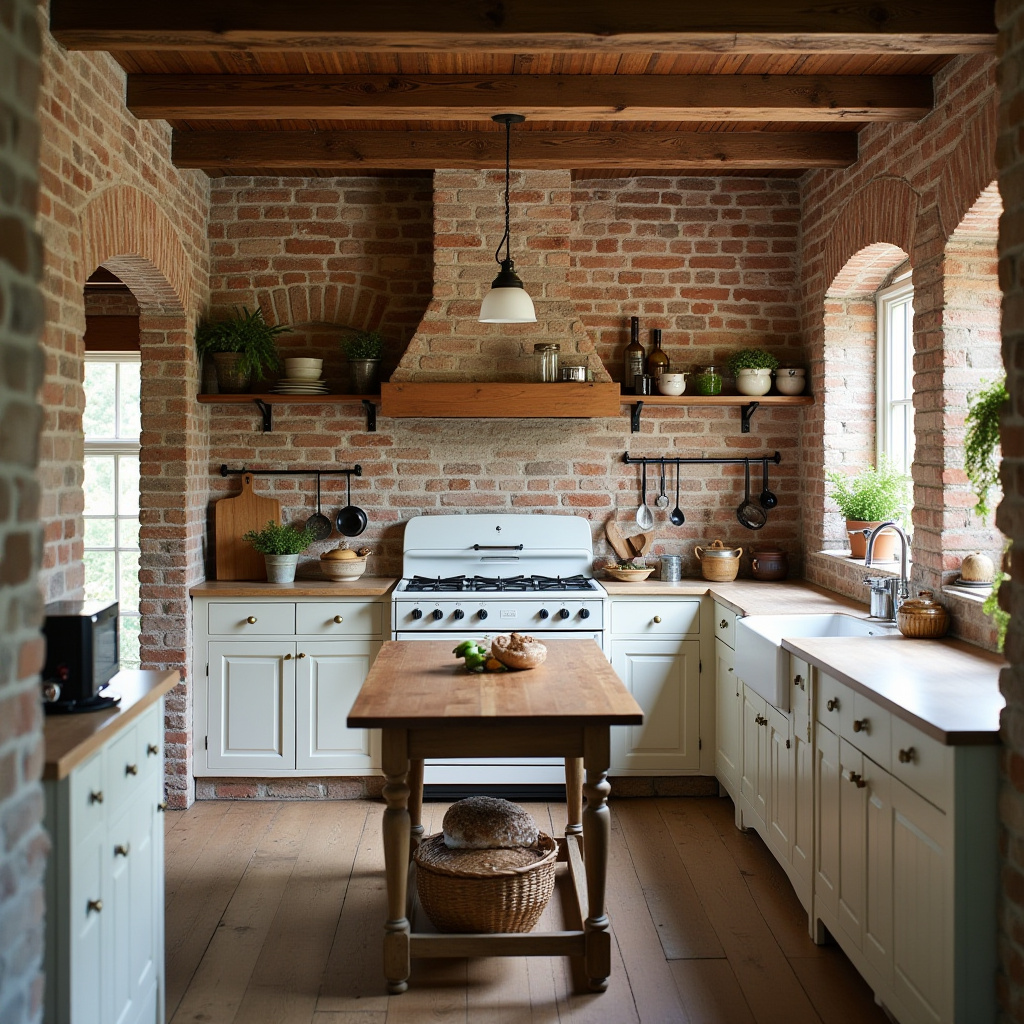 Brick Wall Kitchen Ideas 7