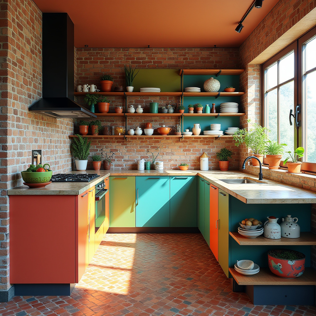 Brick Wall Kitchen Ideas 8