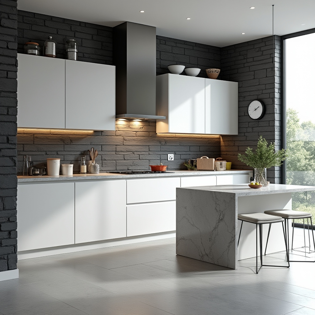 Brick Wall Kitchen Ideas 9