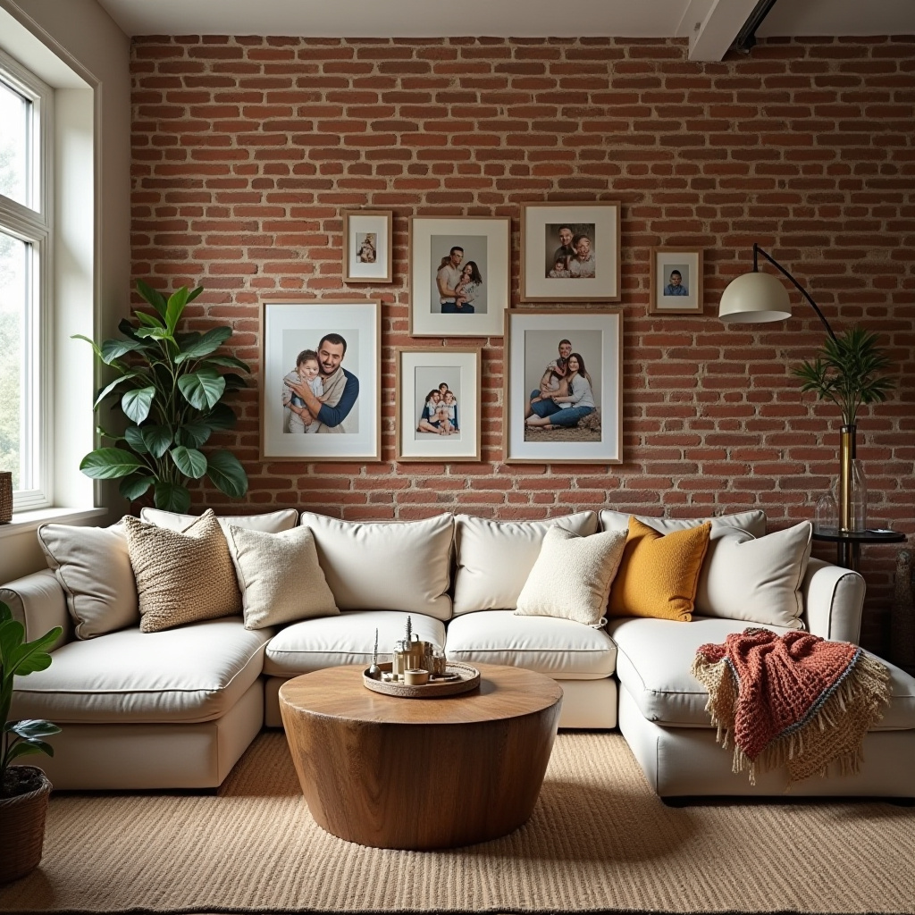 Brick Wall Living Room 10