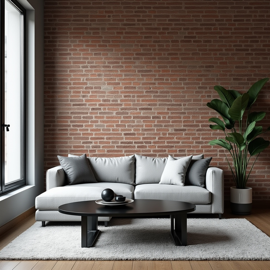 Brick Wall Living Room 17