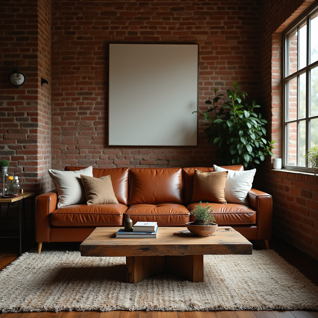Brick Wall Living Room 29