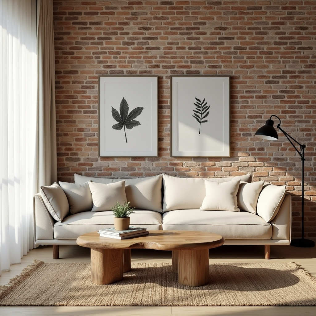 Brick Wall Living Room 3