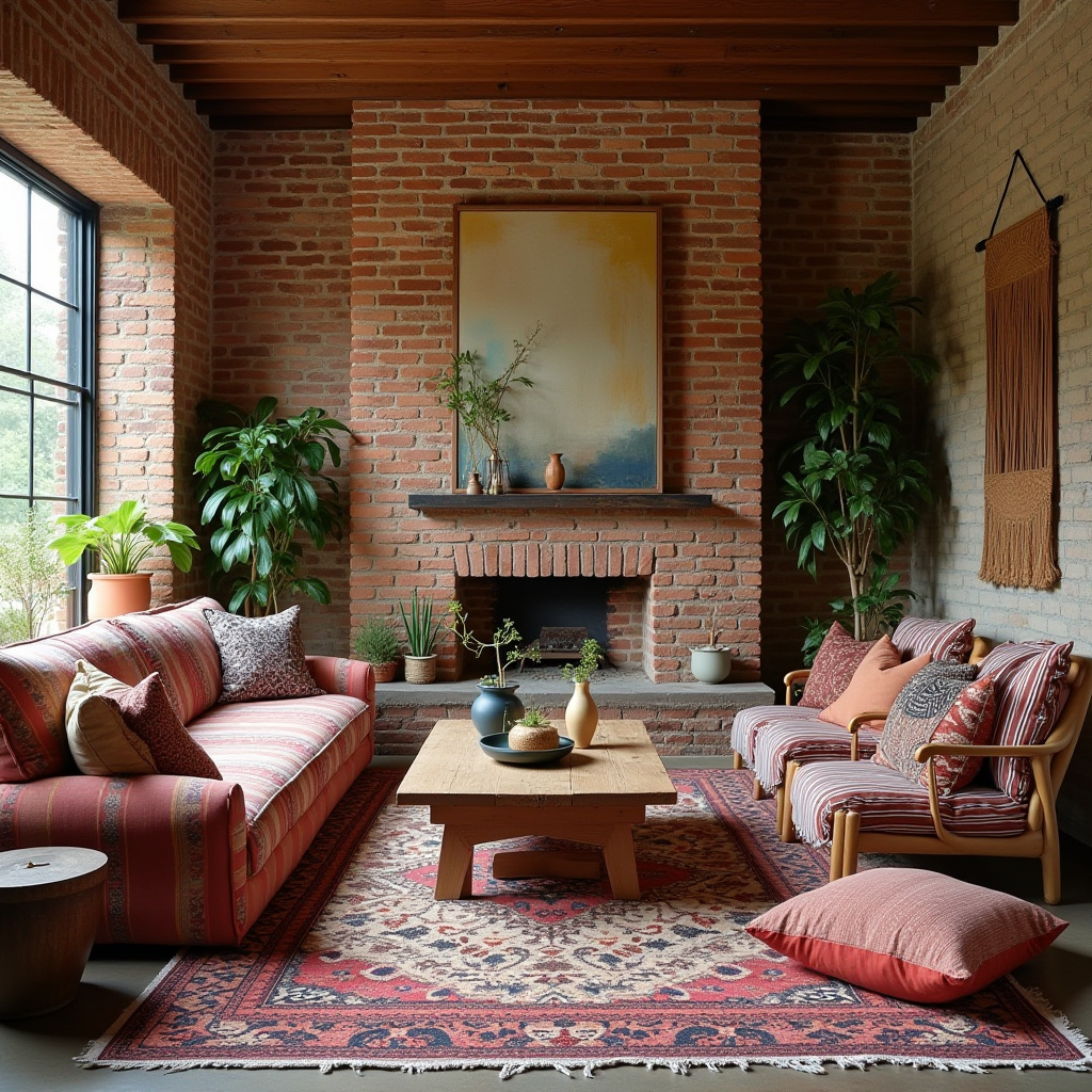 Brick Wall Living Room 4