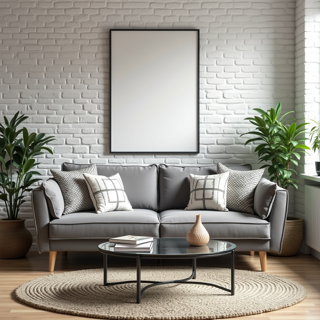 Brick Wall Living Room 5