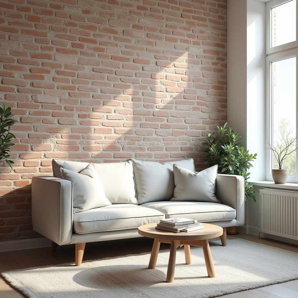 Brick Wall Living Room 6