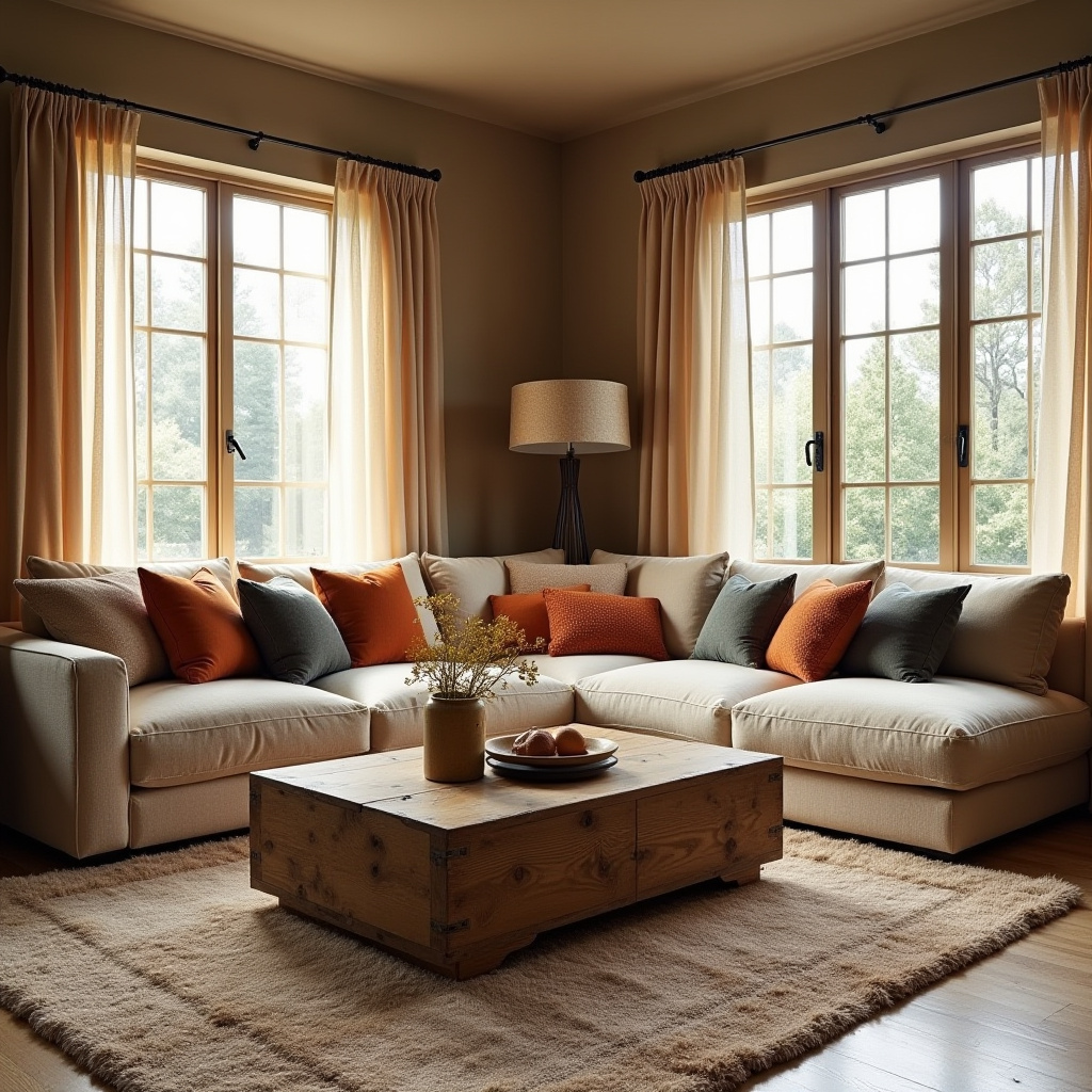 Brown And Beige Living Room Ideas 1