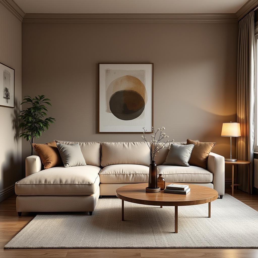 Brown And Beige Living Room Ideas 20