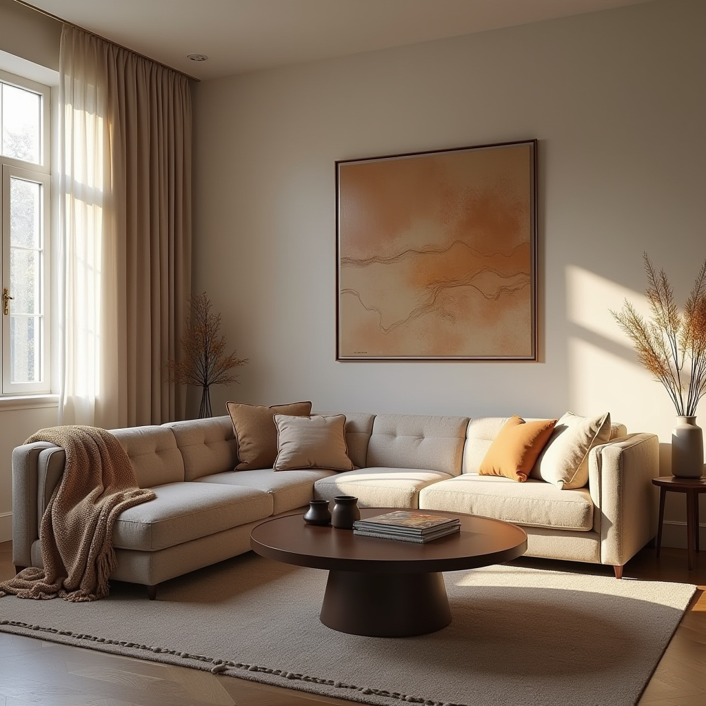 Brown And Beige Living Room Ideas 30