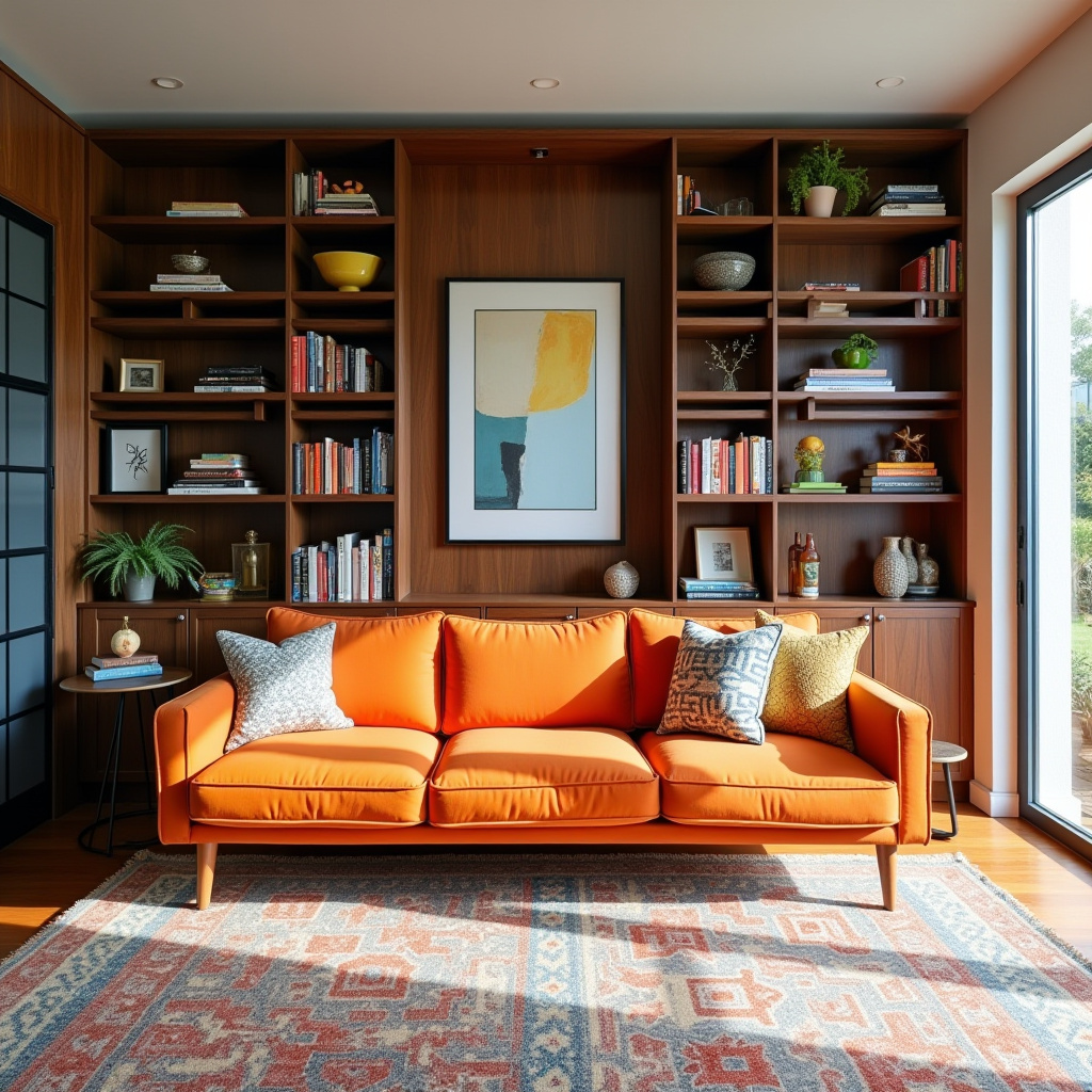 Built In Wall Shelves Living Room 20