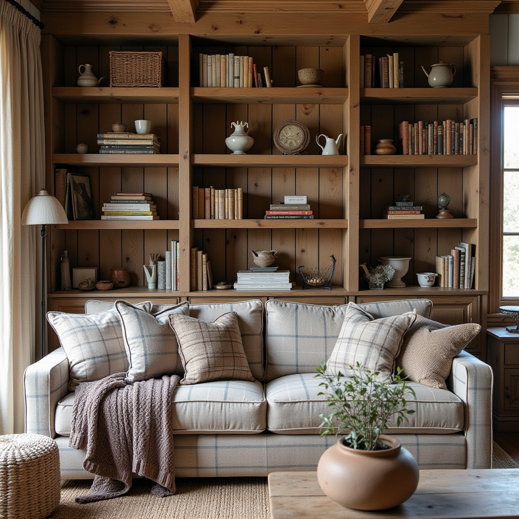 Built In Wall Shelves Living Room 24