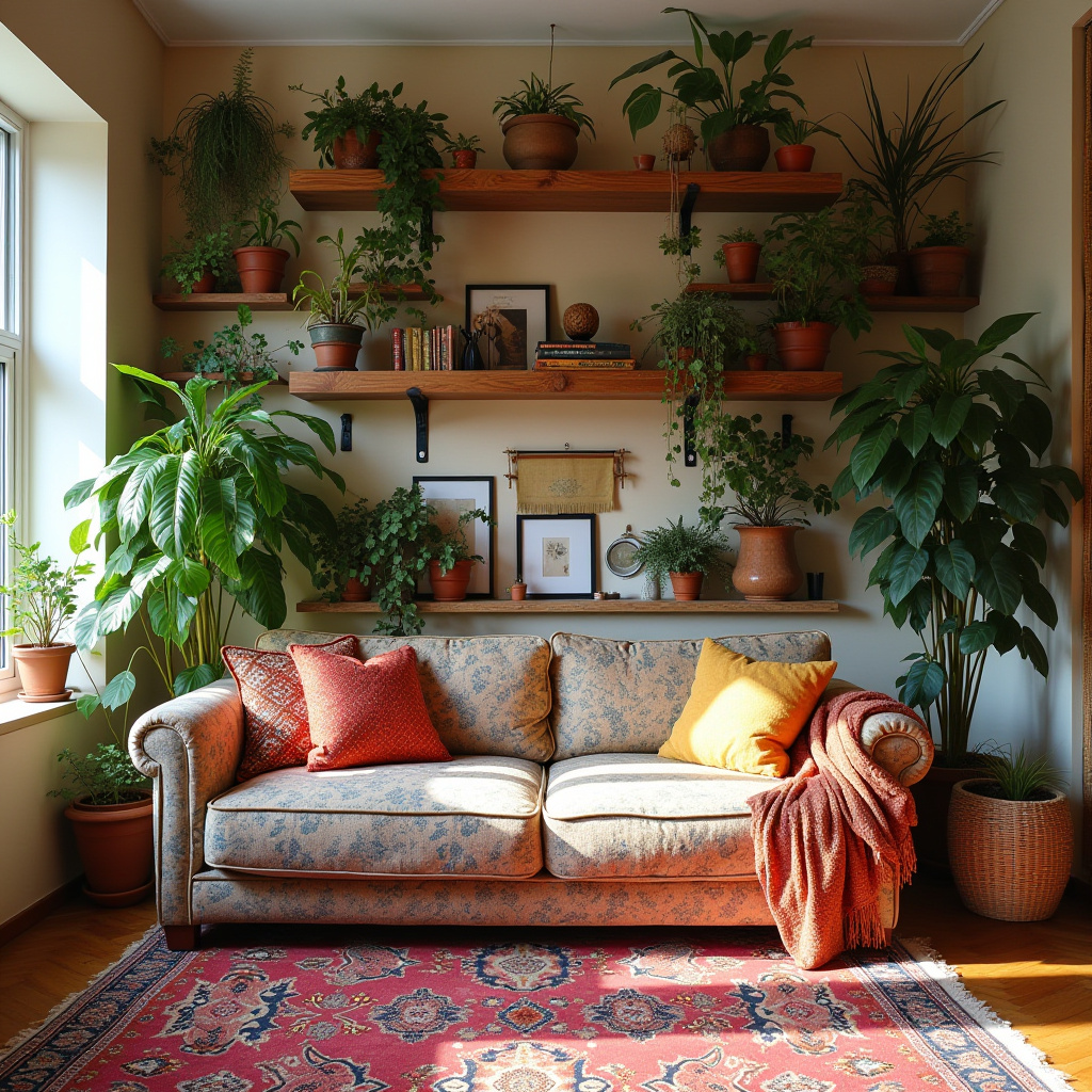 Built In Wall Shelves Living Room 8