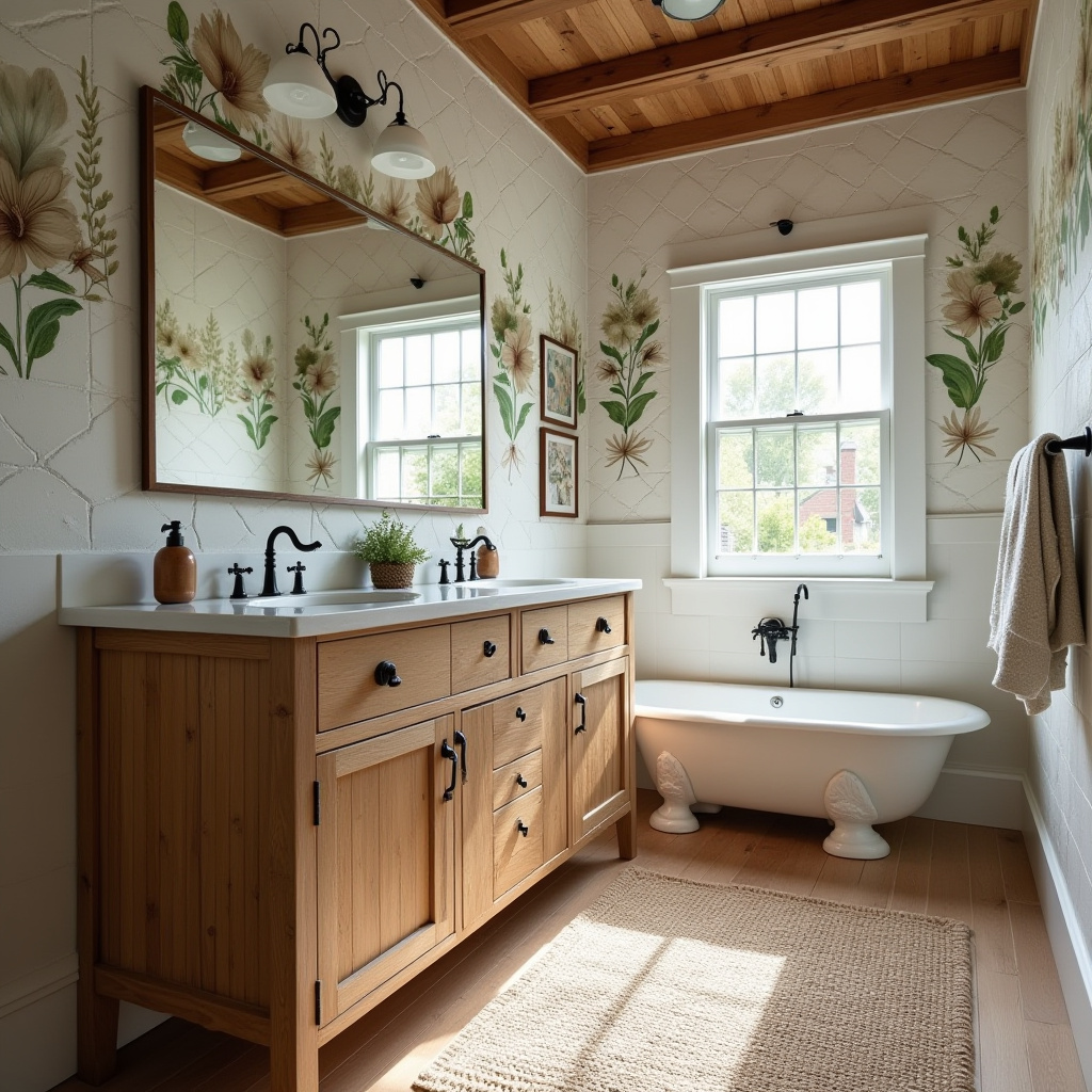 Cabin Bathroom Ideas Rustic 13