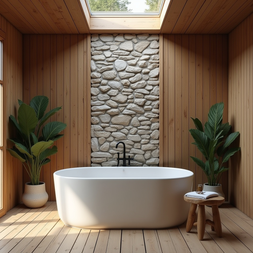 Cabin Bathroom Ideas Rustic 16