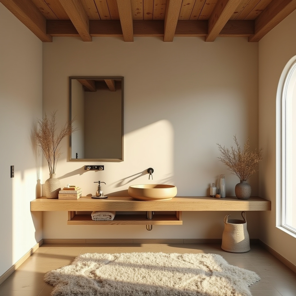 Cabin Bathroom Ideas Rustic 19