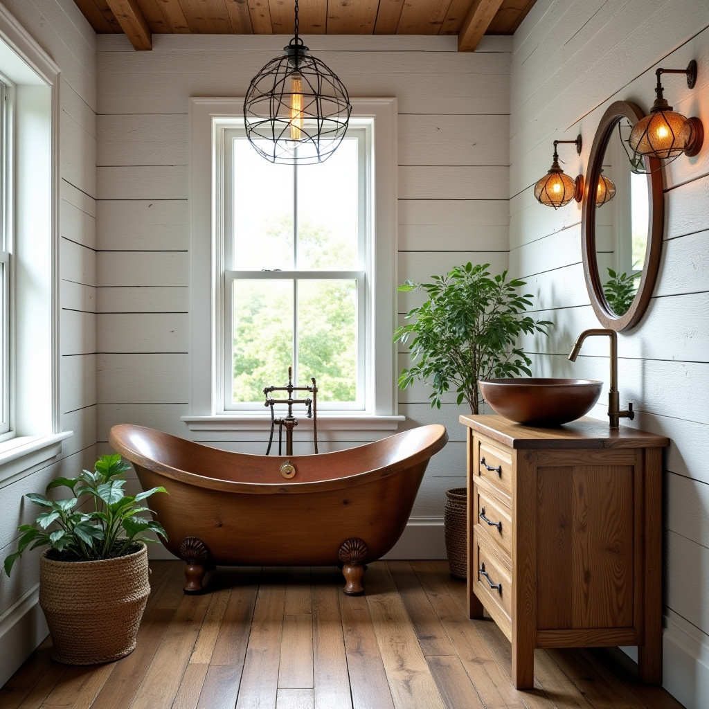 Cabin Bathroom Ideas Rustic 22