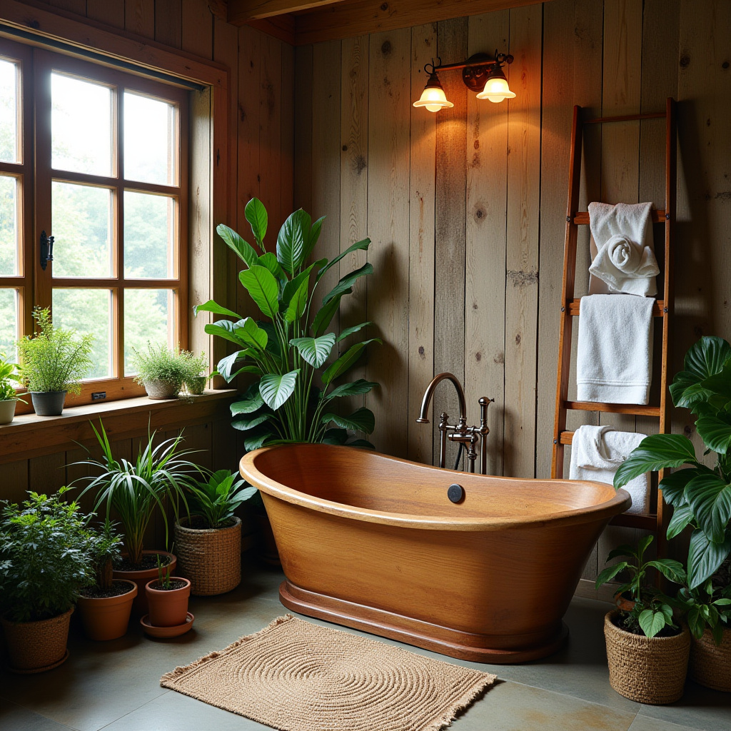 Cabin Bathroom Ideas Rustic 30