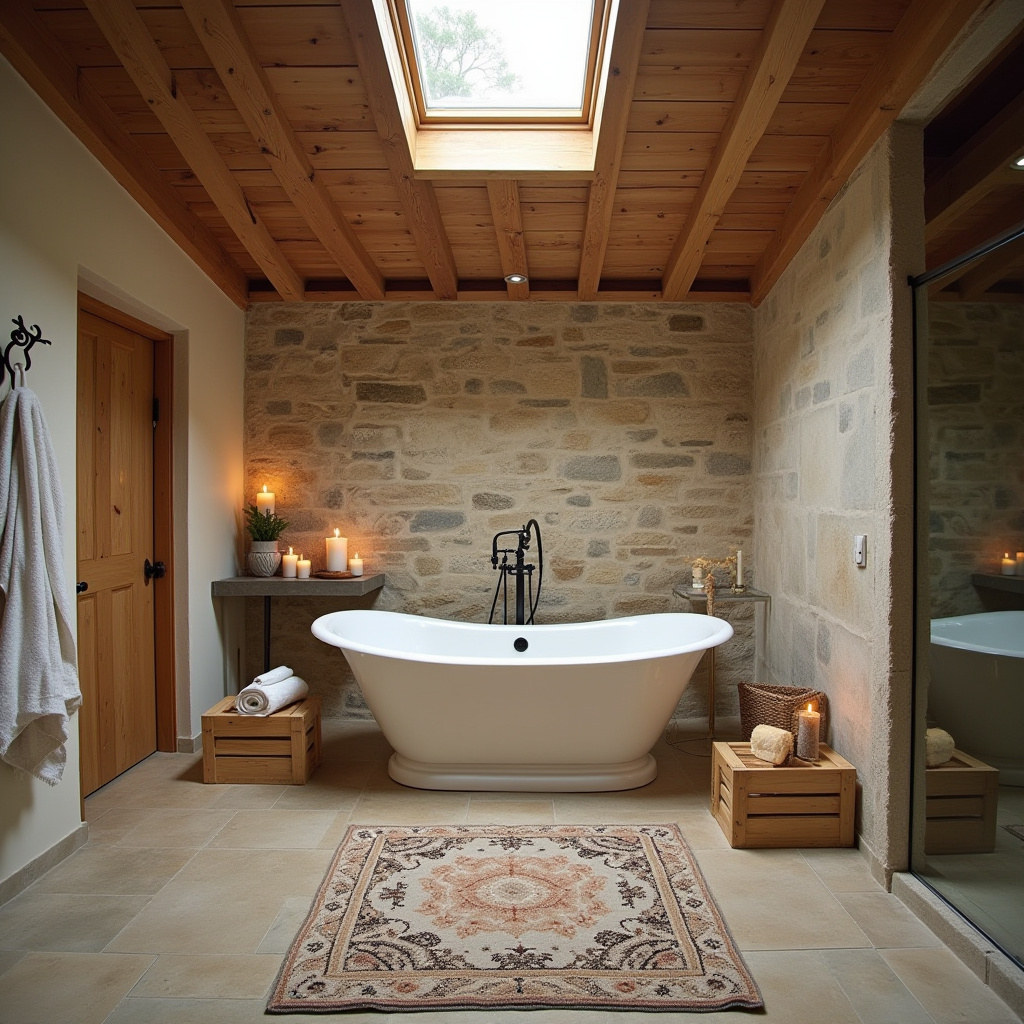 Cabin Bathroom Ideas Rustic 4
