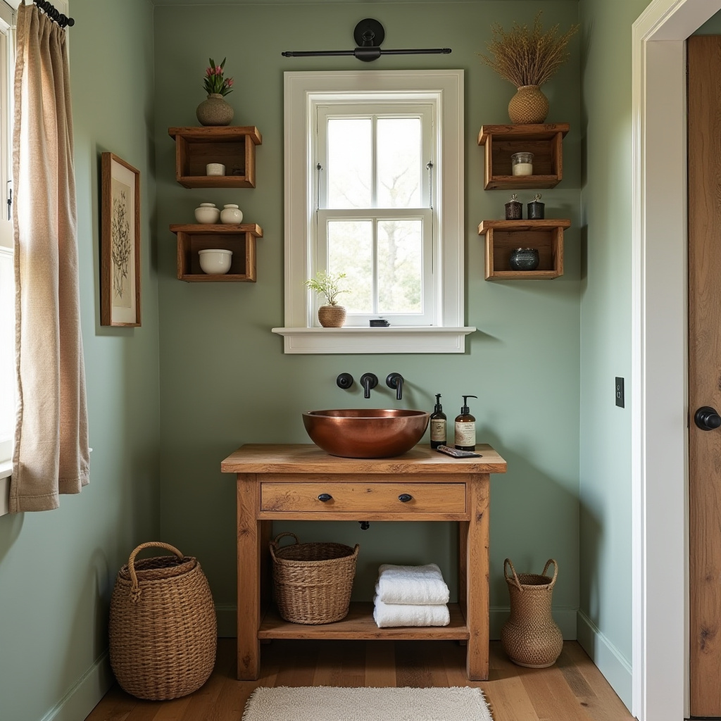 Cabin Bathroom Ideas Rustic 5