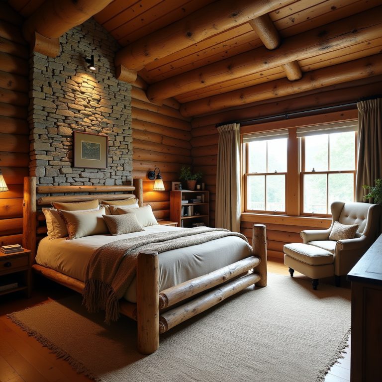 Cabin Bedroom Ideas Rustic 1