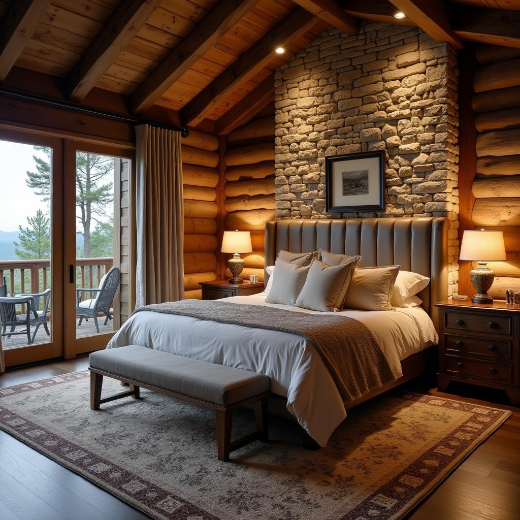 Cabin Bedroom Ideas Rustic 10