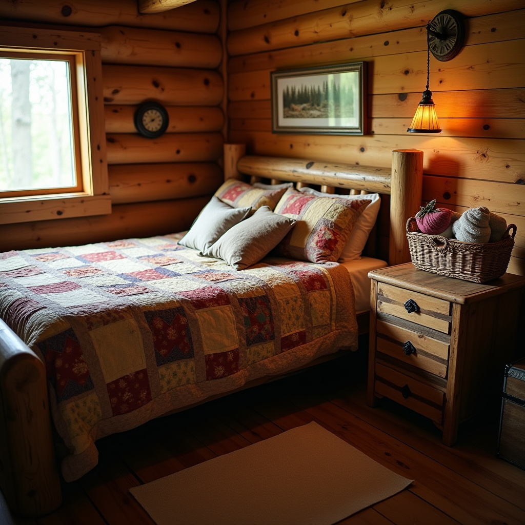 Cabin Bedroom Ideas Rustic 13