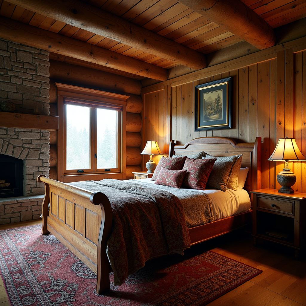 Cabin Bedroom Ideas Rustic 23