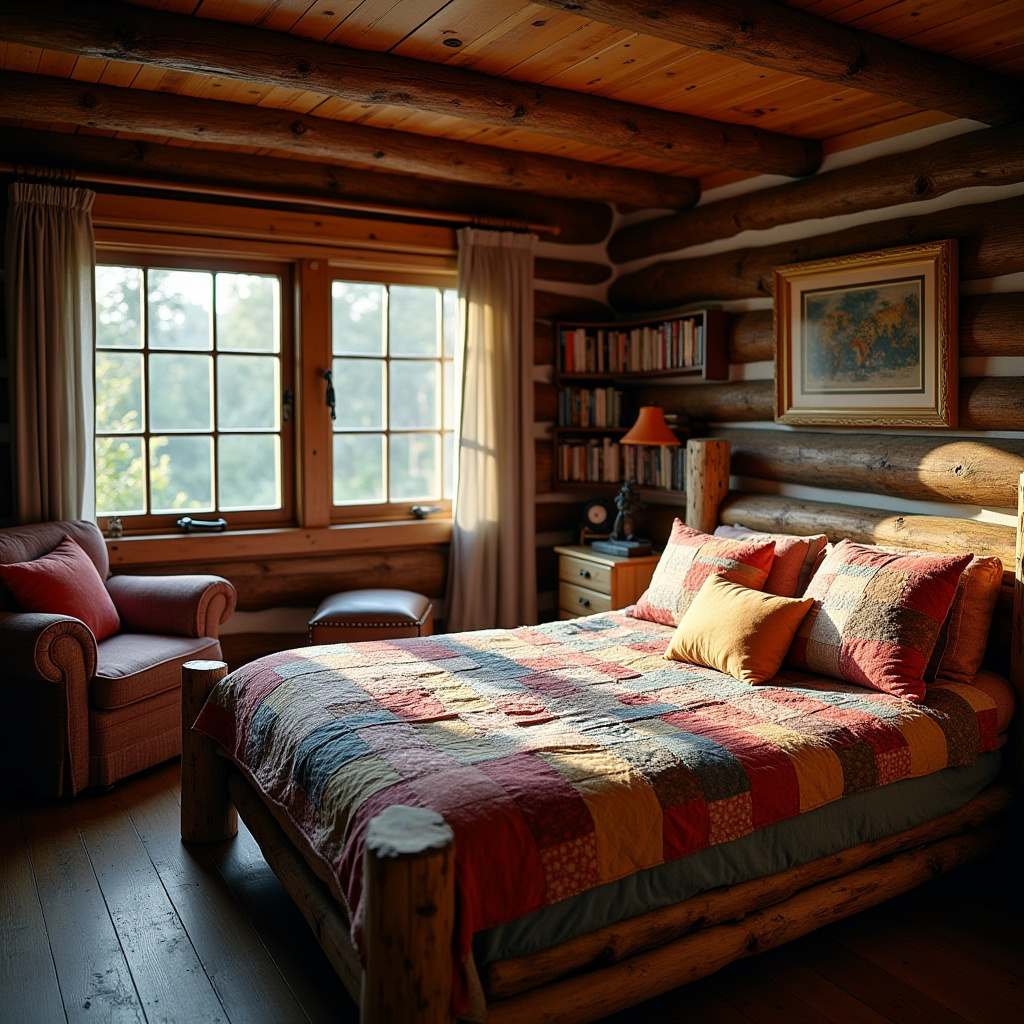 Cabin Bedroom Ideas Rustic 29