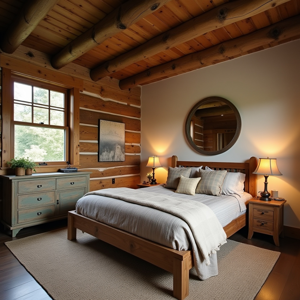 Cabin Bedroom Ideas Rustic 6
