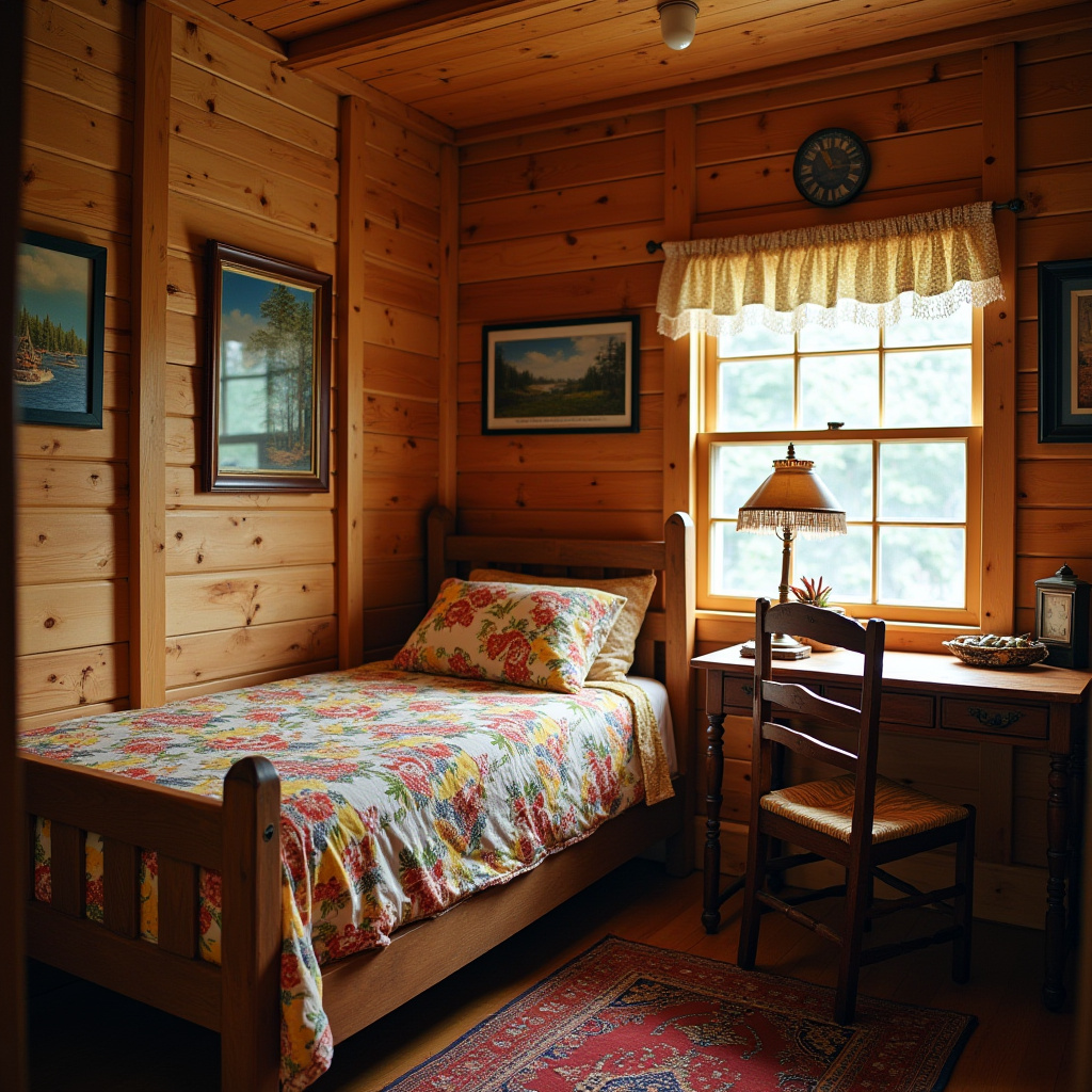 Cabin Bedroom Ideas Rustic 9