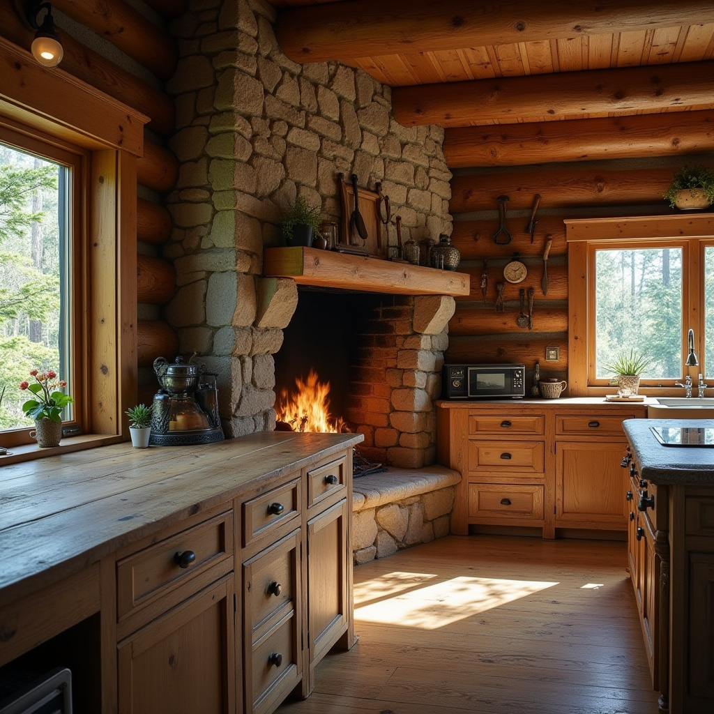 Cabin Kitchen 13