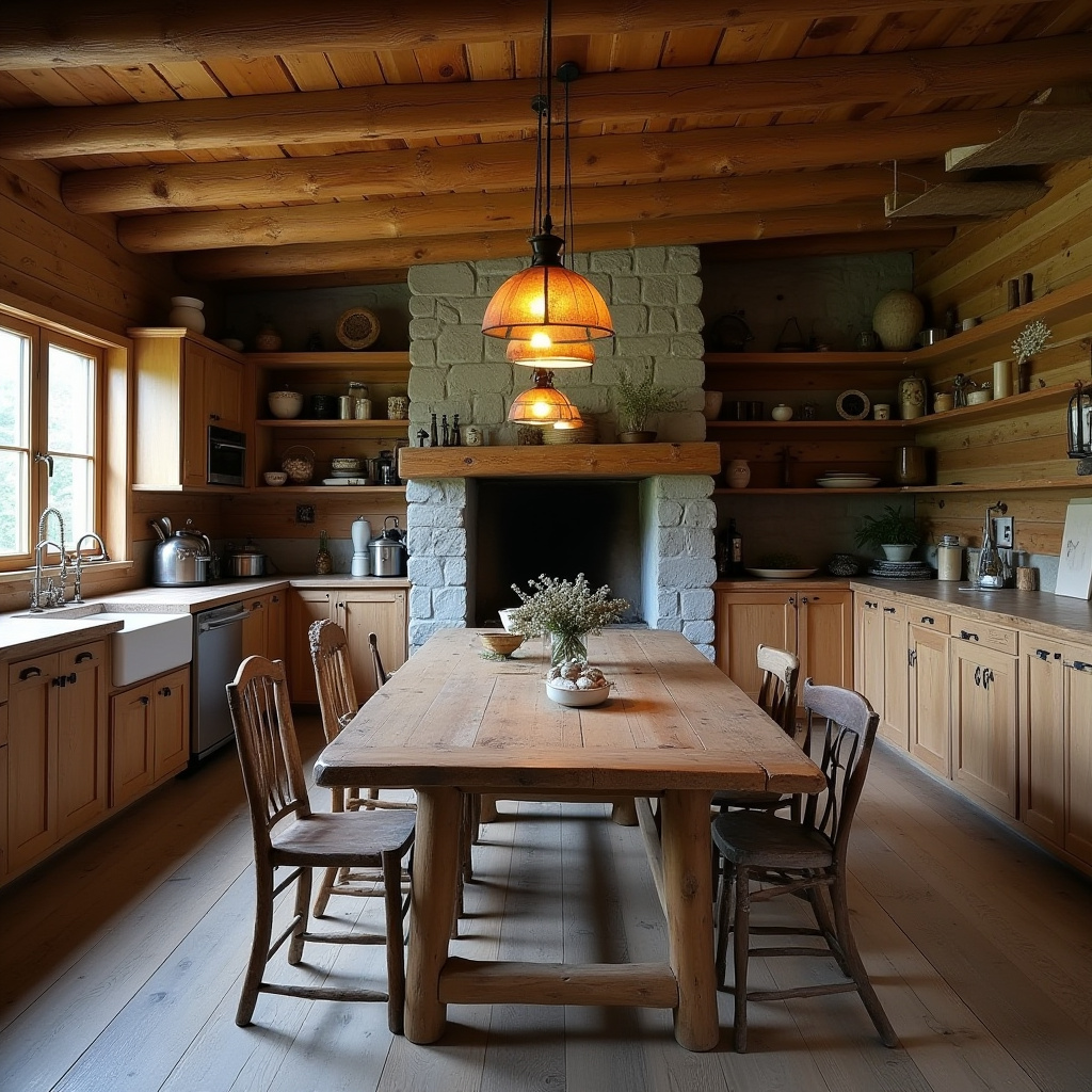 Cabin Kitchen 5