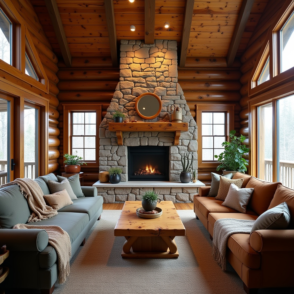 Cabin Living Room 22