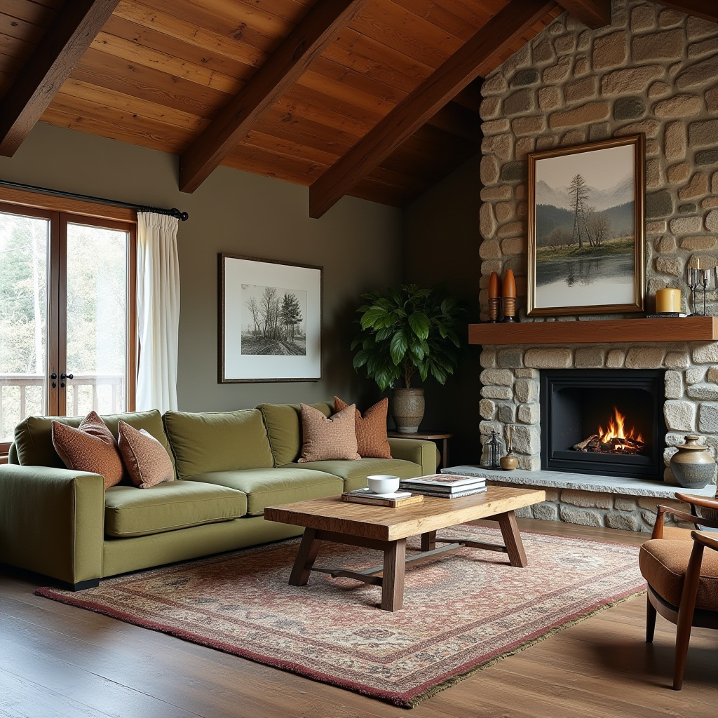 Cabin Living Room 23