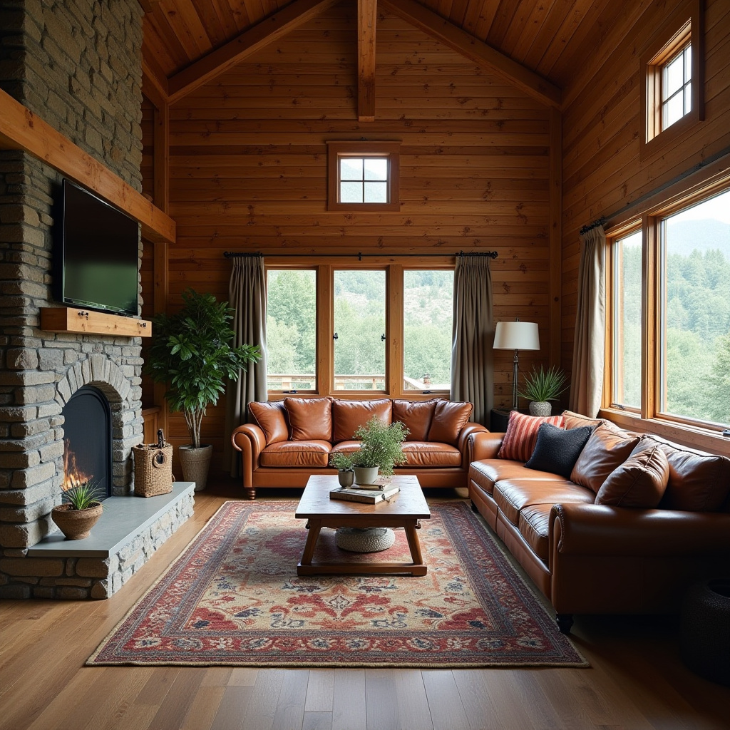 Cabin Living Room 25
