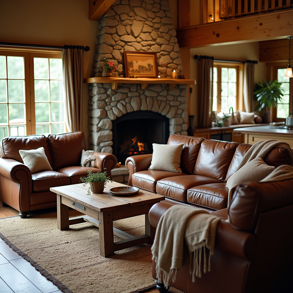 Cabin Living Room 29