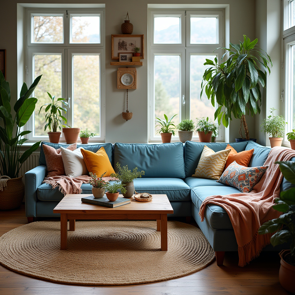 Cozy Boho Living Room 22