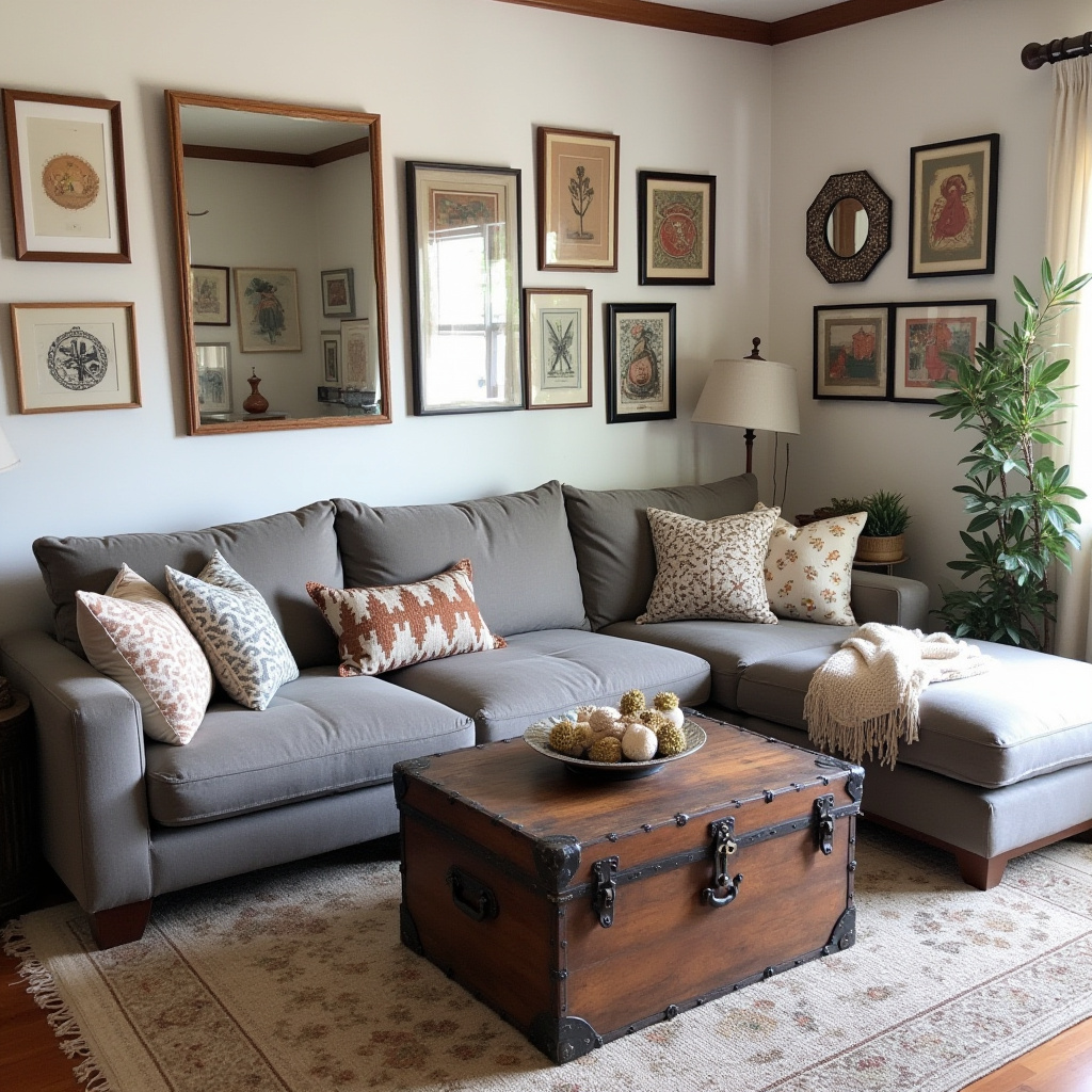 Cozy Boho Living Room 23