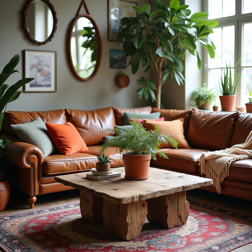 Cozy Boho Living Room 26