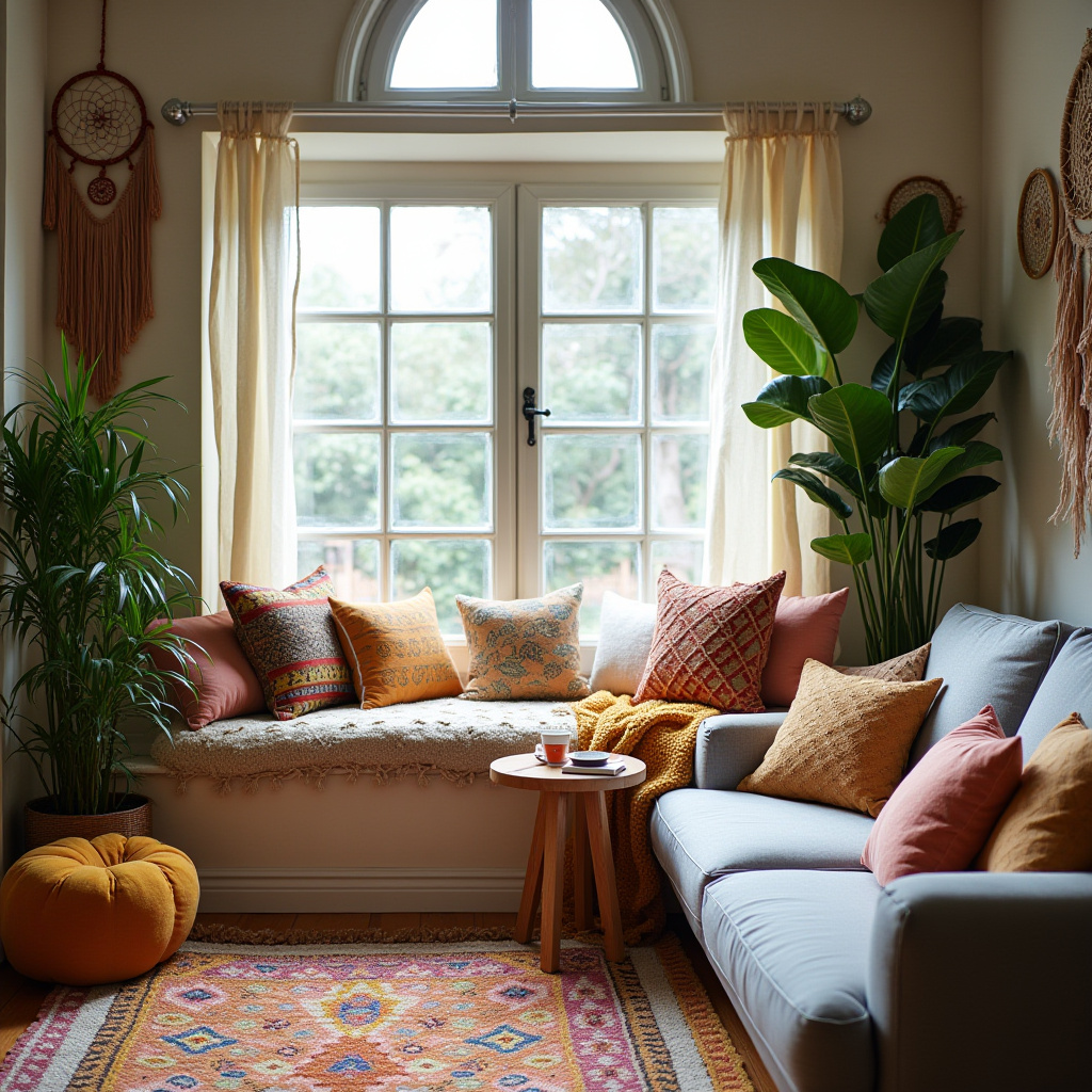 Cozy Boho Living Room 8
