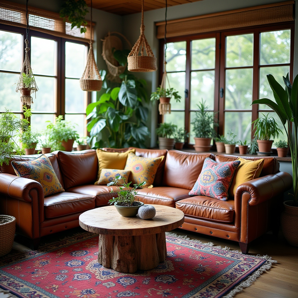 Cozy Boho Living Room 9