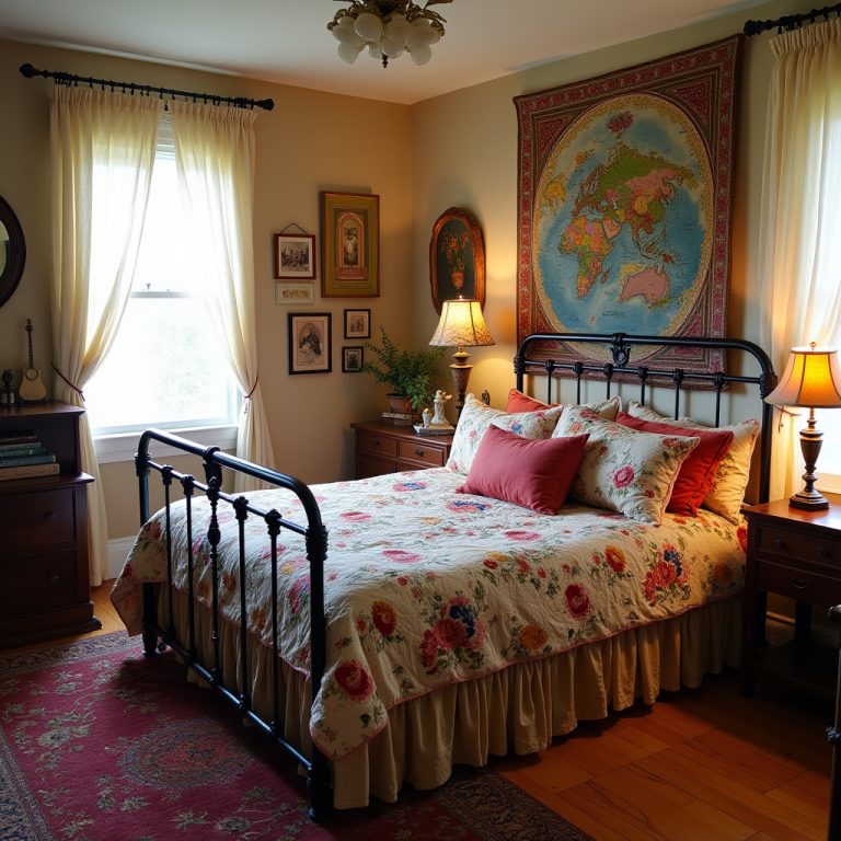 Cozy Eclectic Bedroom 1