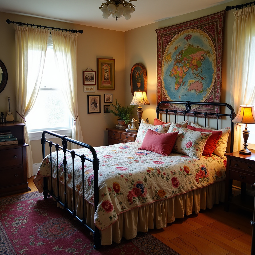 Cozy Eclectic Bedroom 1