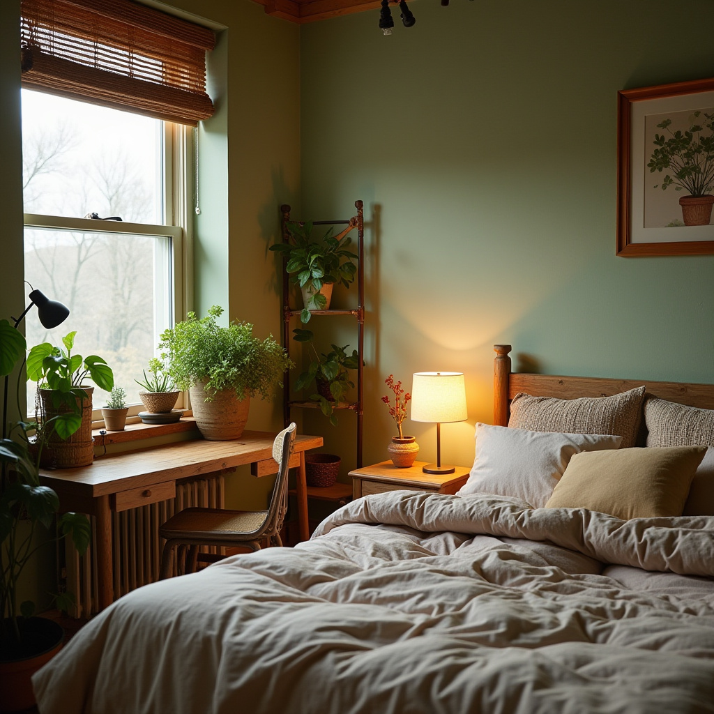 Cozy Eclectic Bedroom 11