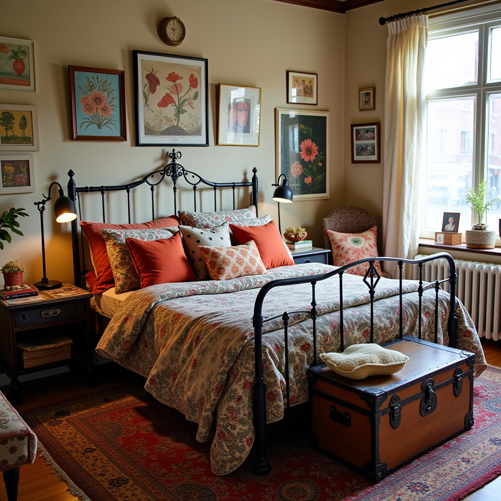 Cozy Eclectic Bedroom 12