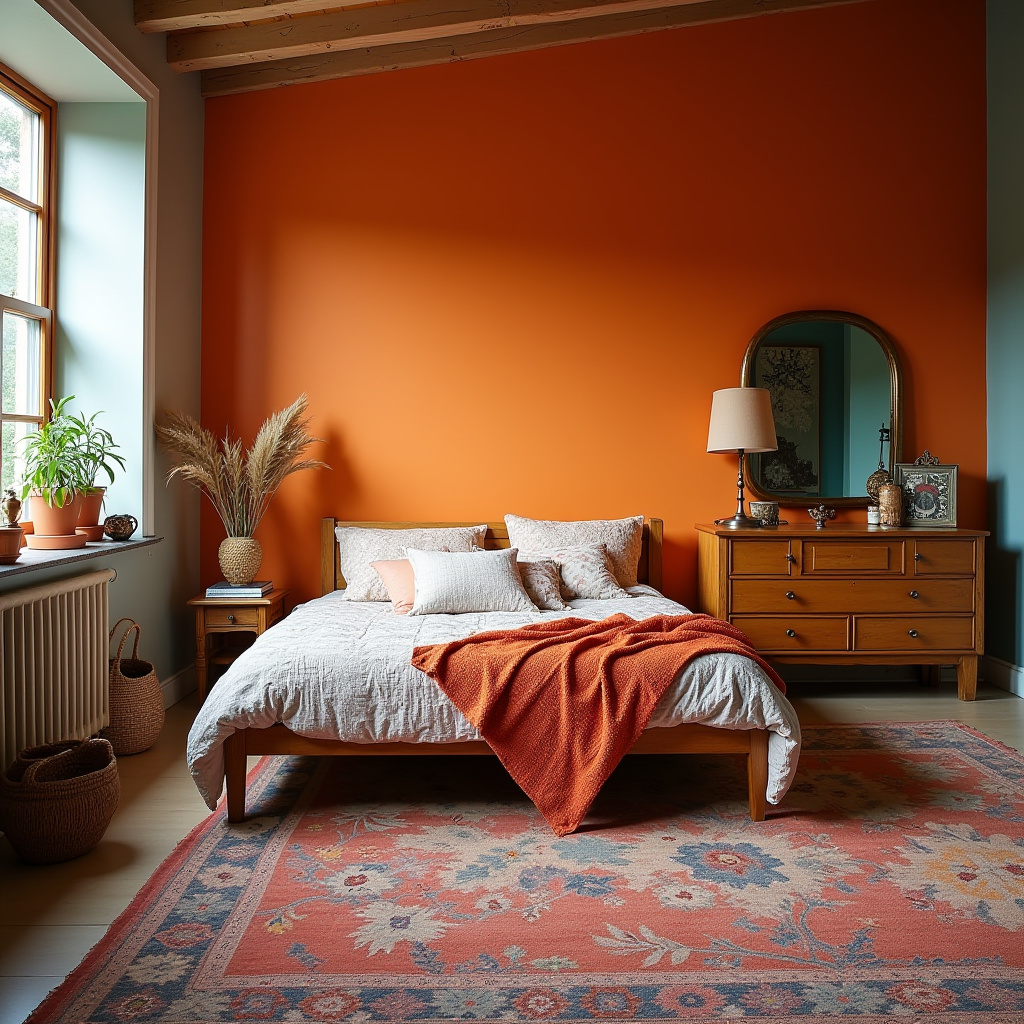 Cozy Eclectic Bedroom 16
