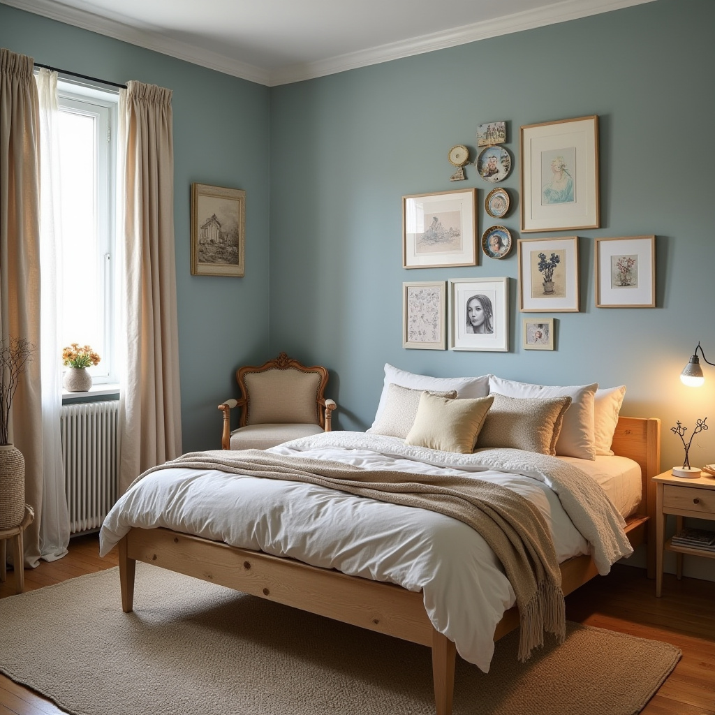 Cozy Eclectic Bedroom 17
