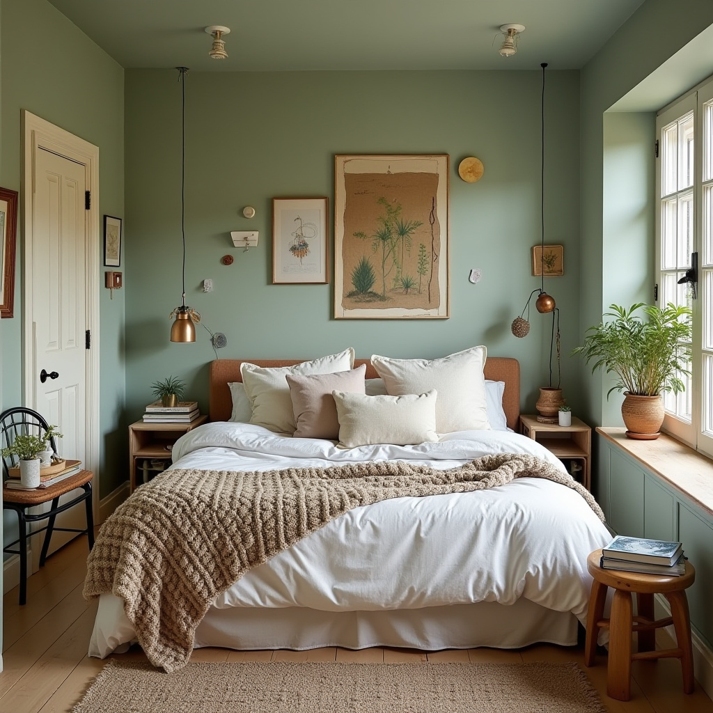 Cozy Eclectic Bedroom 21